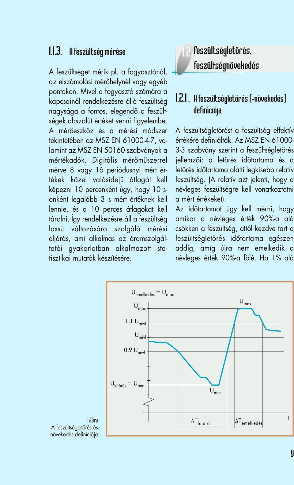 A mérôeszköz és a mérési módszer tekintetében az MSZ EN 61000-4-7, valamint az MSZ EN 50160 szabványok a mértékadók.