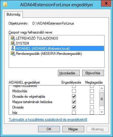 A Linux Extension for AIDA64 beüzemelése 2 A LINUX EXTENSION FOR AIDA64 BEÜZEMELÉSE Az Linux Extension for AIDA64 egy központi Windowsmegosztáson található.