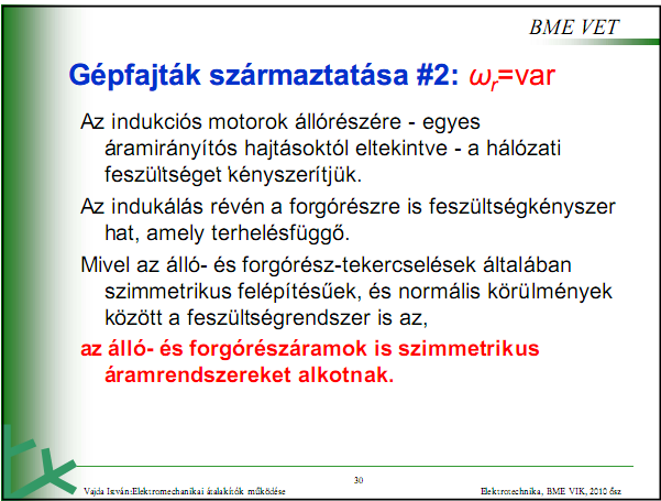 G2) Aszinkron gépek 1. Háromfázisú aszinkron gép felépítése és működésének elve. 2.