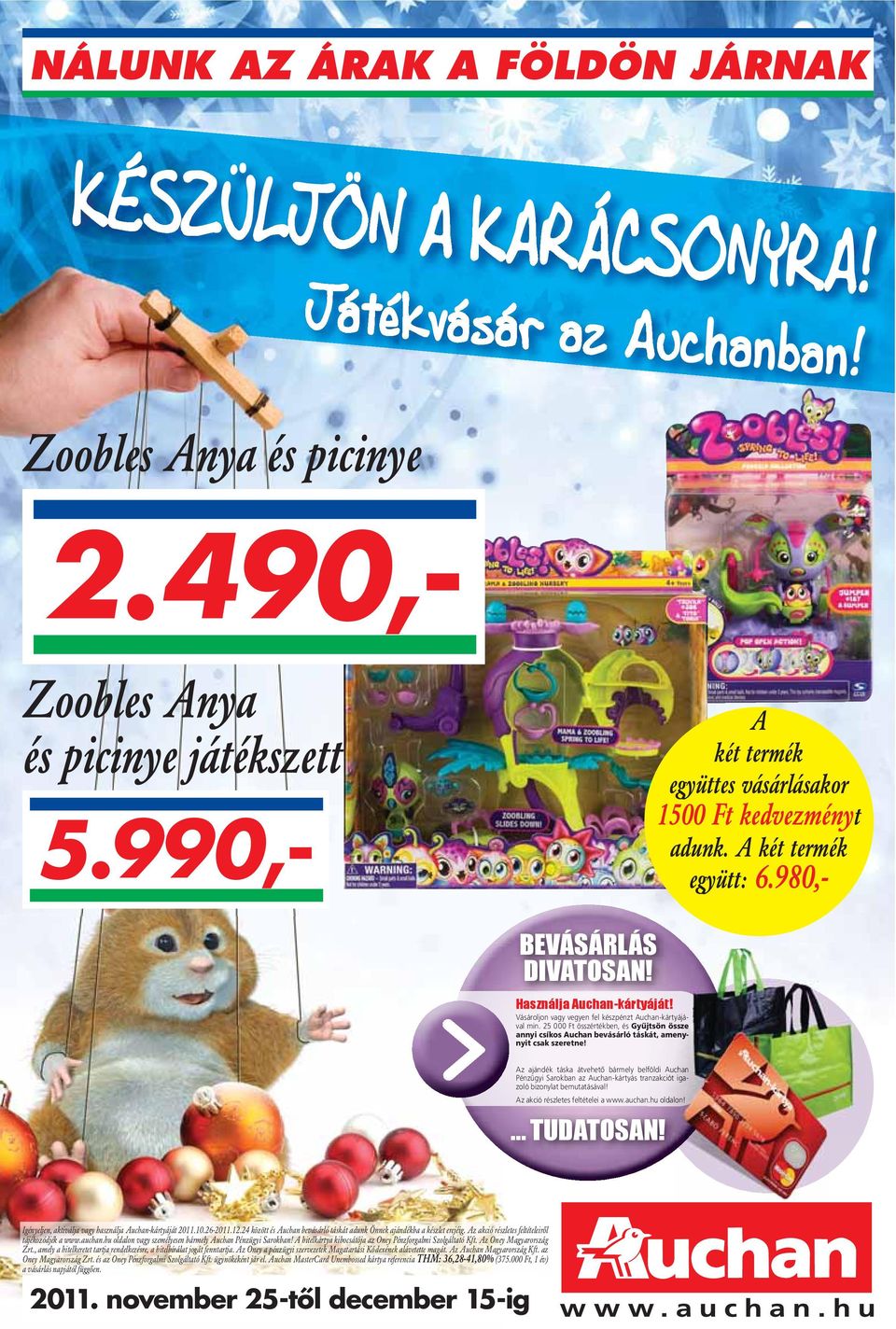 25 000 Ft összértékben, és Gyûjtsön össze annyi csíkos Auchan bevásárló táskát, amenynyit csak szeretne!