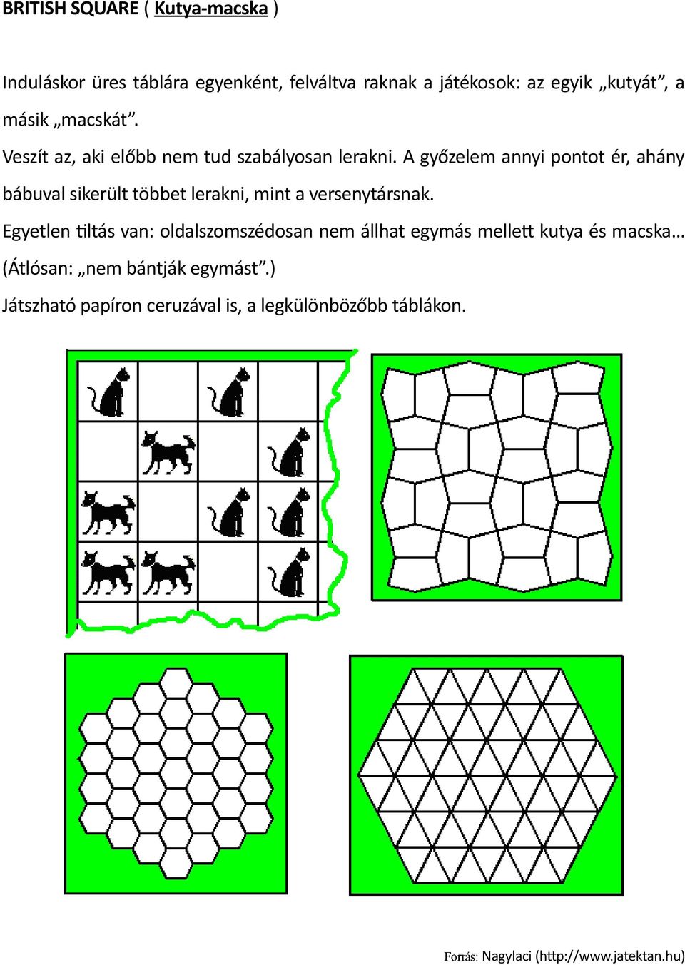 A győzelem annyi pontot ér, ahány bábuval sikerült többet lerakni, mint a versenytársnak.