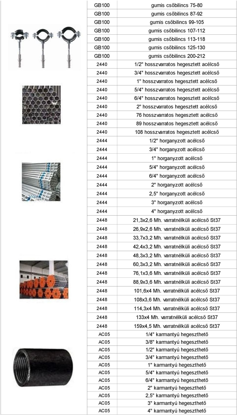 hosszvarratos hegesztett acélcső 2440 2" hosszvarratos hegesztett acélcső 2440 76 hosszvarratos hegesztett acélcső 2440 89 hosszvarratos hegesztett acélcső 2440 108 hosszvarratos hegesztett acélcső