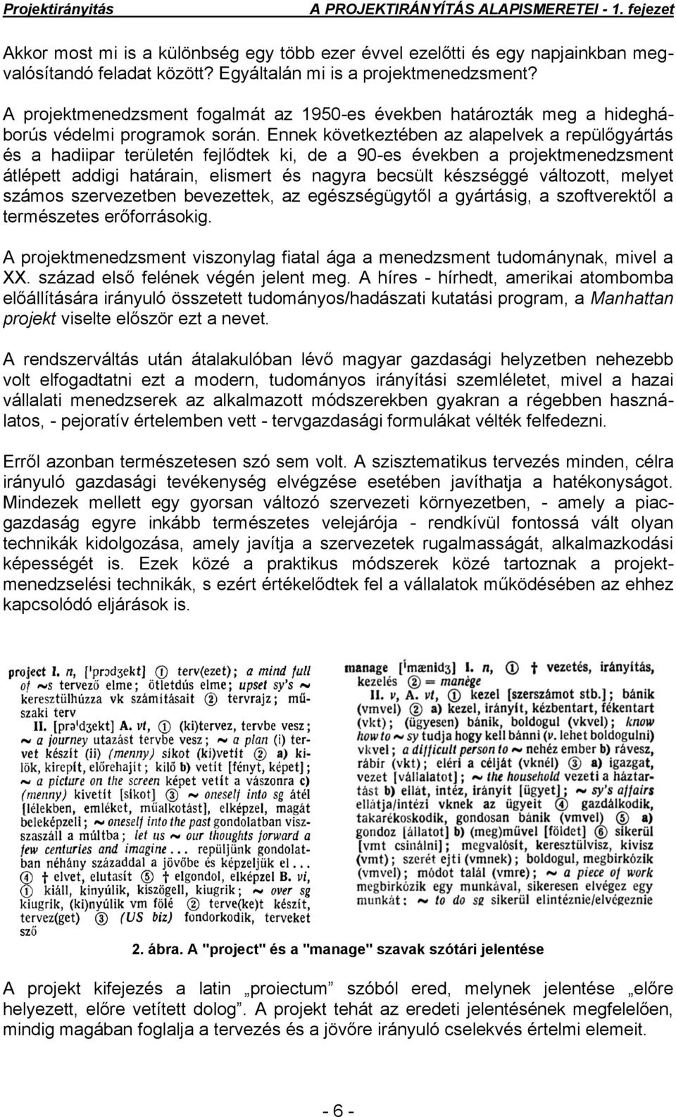 Ennek következtében az alapelvek a repülőgyártás és a hadiipar területén fejlődtek ki, de a 90-es években a projektmenedzsment átlépett addigi határain, elismert és nagyra becsült készséggé