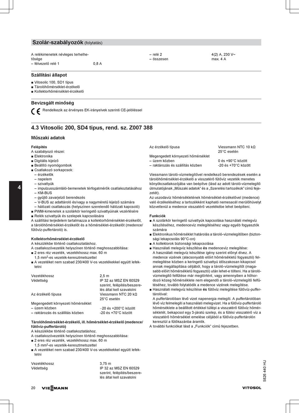 3 Vitosolic 200, SD4 típus, rend. sz.