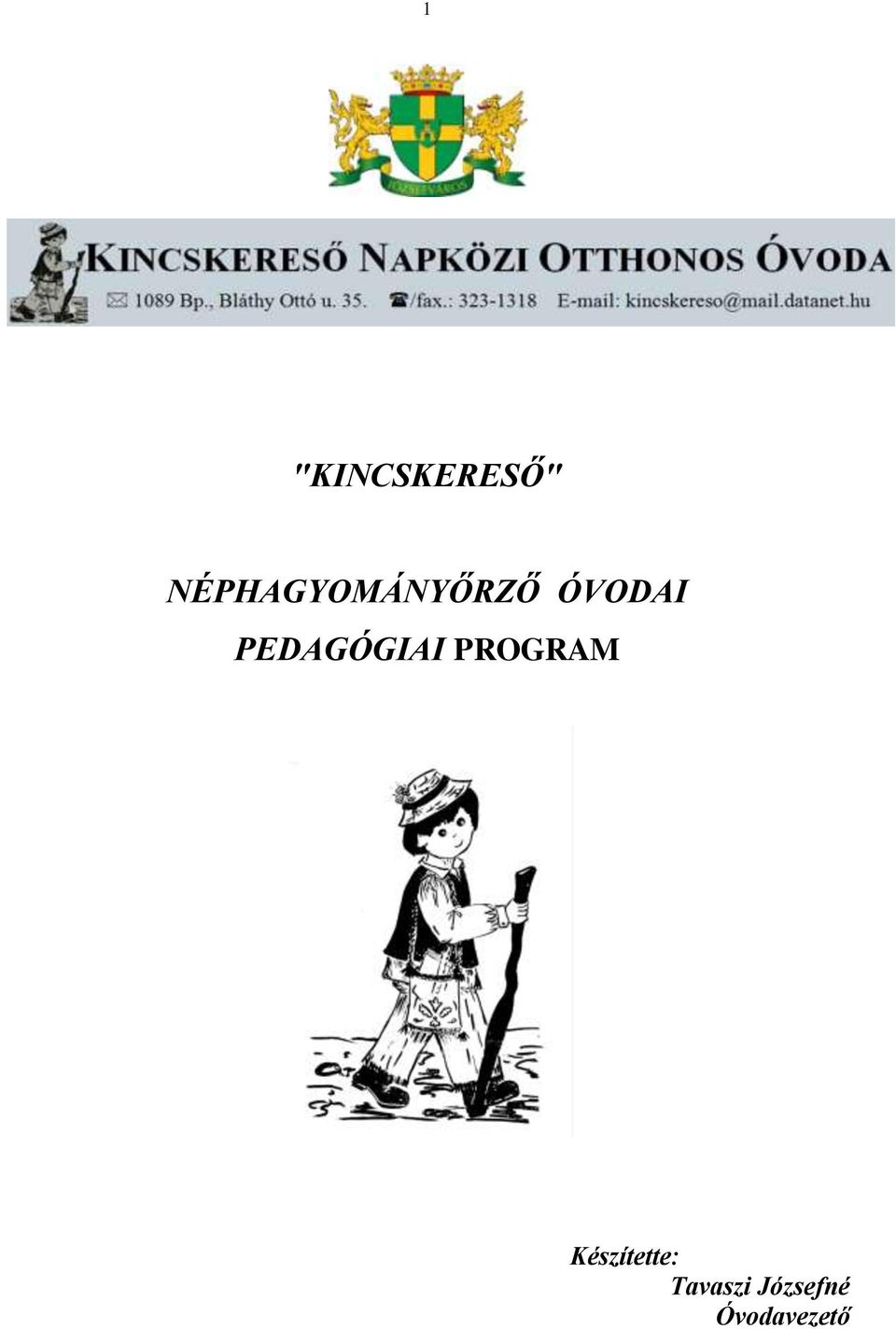 PEDAGÓGIAI PROGRAM