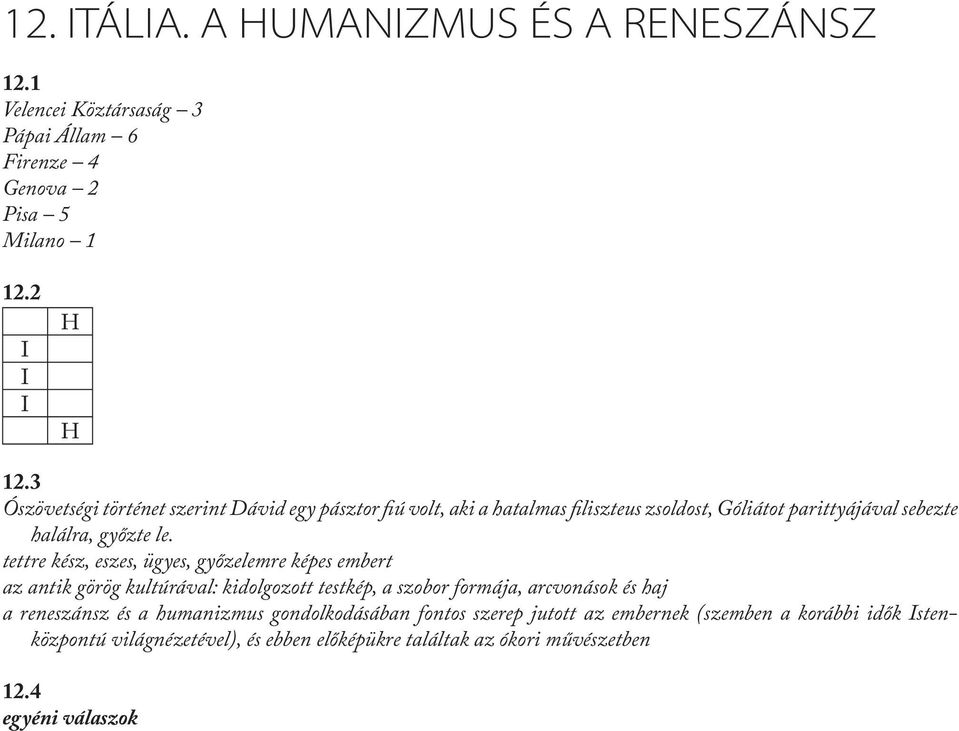 tettre kész, eszes, ügyes, győzelemre képes embert az antik görög kultúrával: kidolgozott testkép, a szobor formája, arcvonások és haj a reneszánsz és a