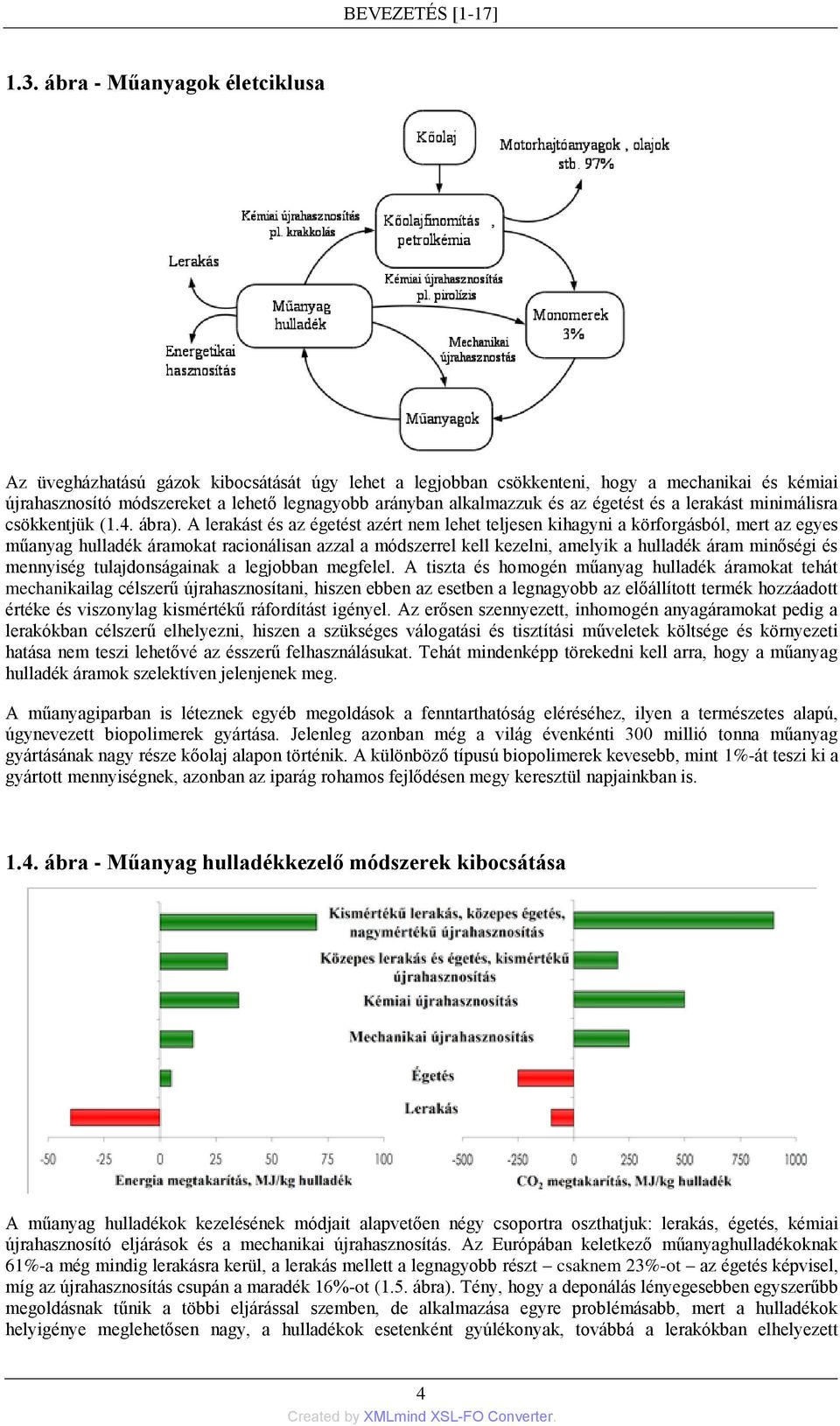 az égetést és a lerakást minimálisra csökkentjük (1.4. ábra).