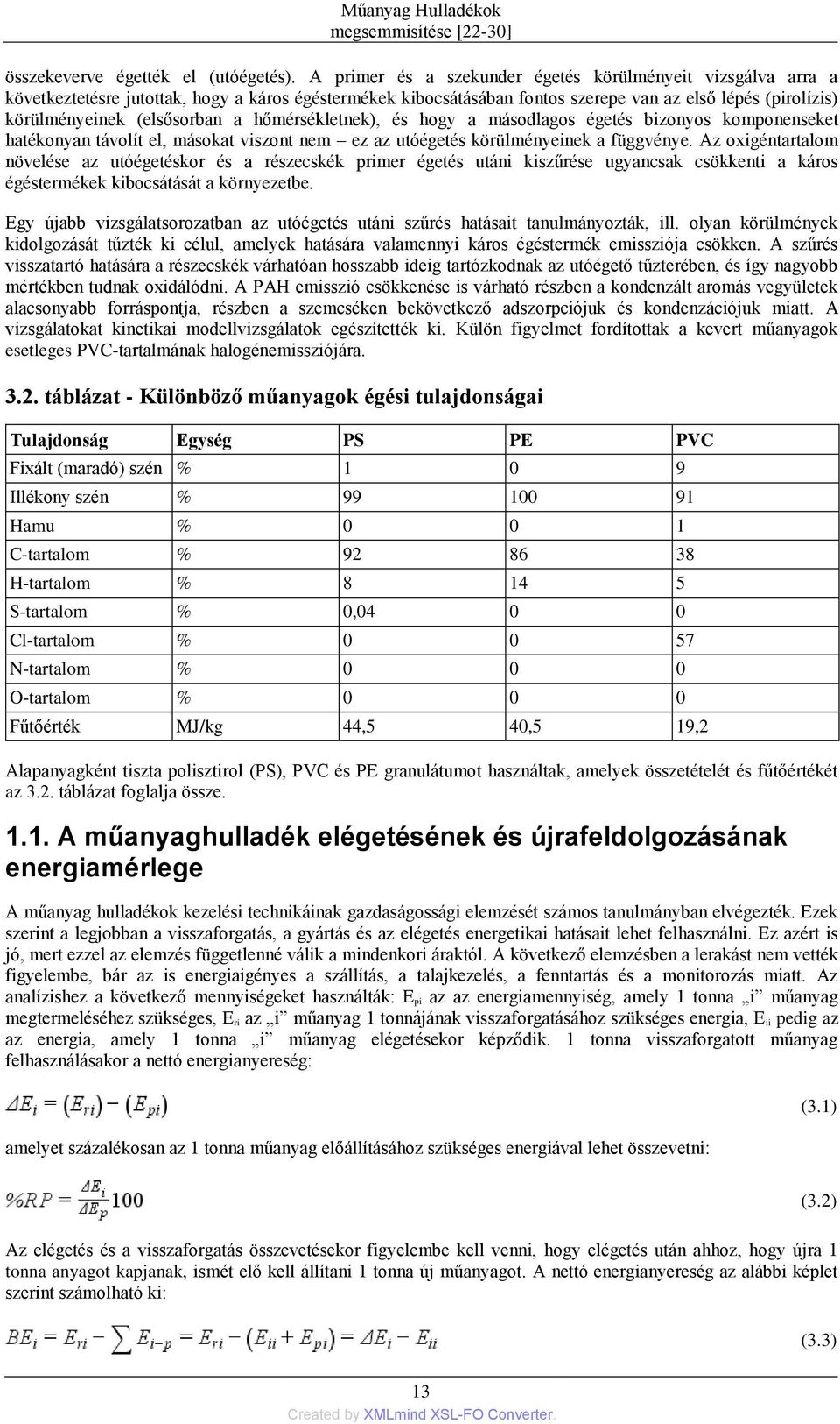 a hőmérsékletnek), és hogy a másodlagos égetés bizonyos komponenseket hatékonyan távolít el, másokat viszont nem ez az utóégetés körülményeinek a függvénye.