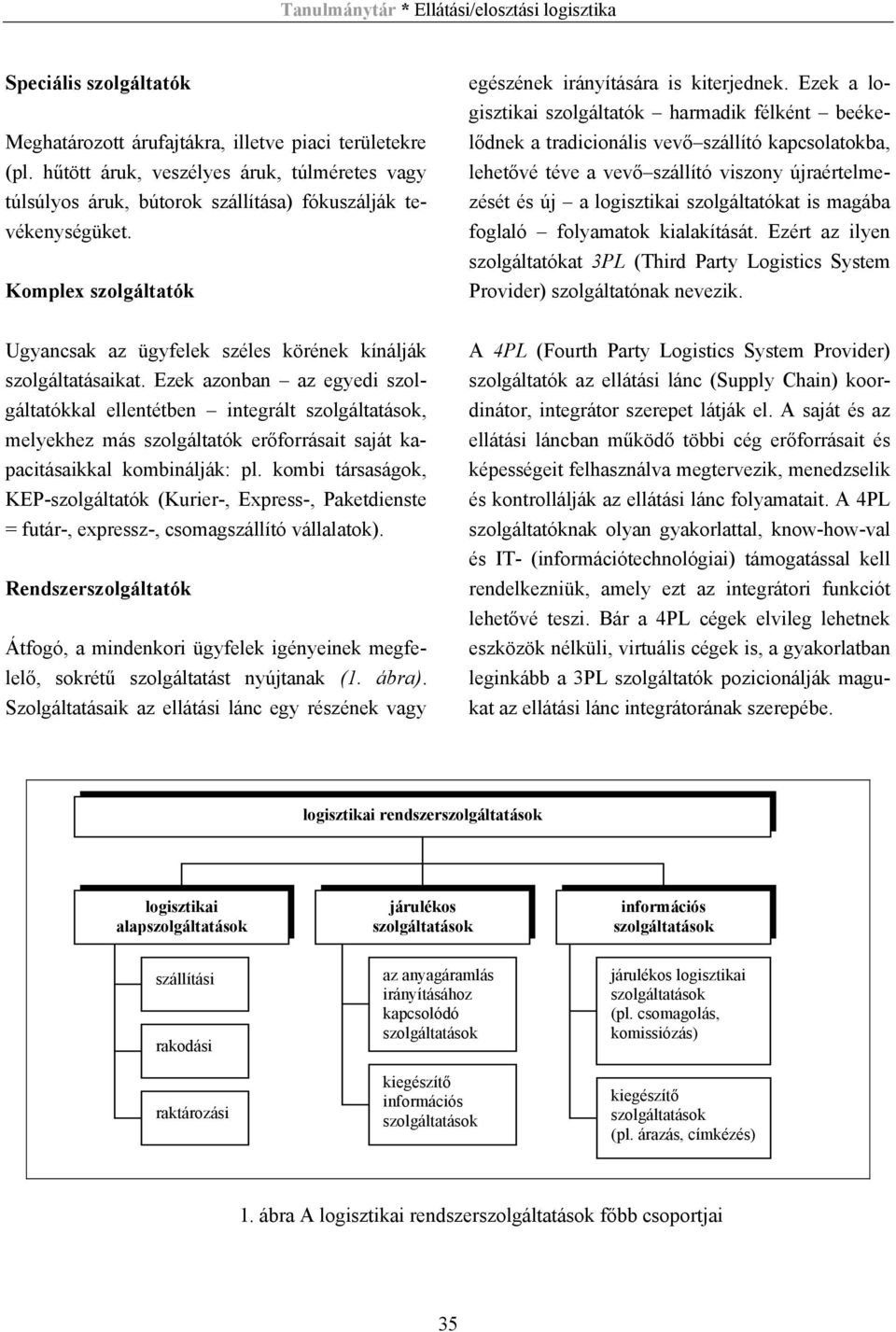 Ezek a logisztikai szolgáltatók harmadik félként beékelődnek a tradicionális vevő szállító kapcsolatokba, lehetővé téve a vevő szállító viszony újraértelmezését és új a logisztikai szolgáltatókat is