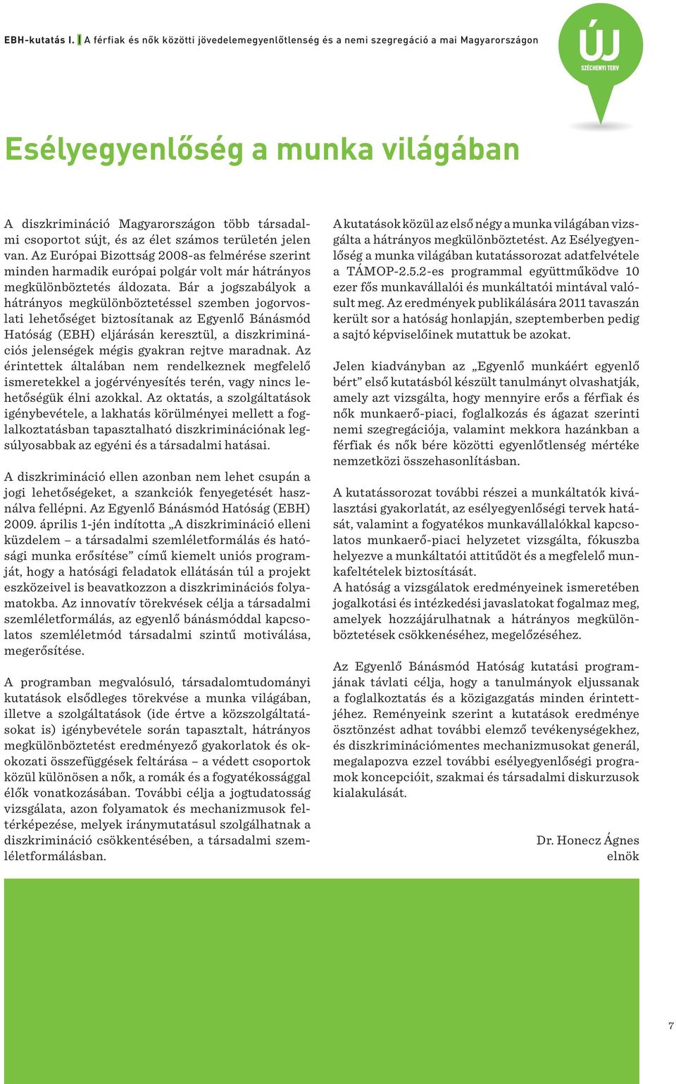 Bár a jogszabályok a hátrányos megkülönböztetéssel szemben jogorvoslati lehetőséget biztosítanak az Egyenlő Bánásmód Hatóság (EBH) eljárásán keresztül, a diszkriminációs jelenségek mégis gyakran