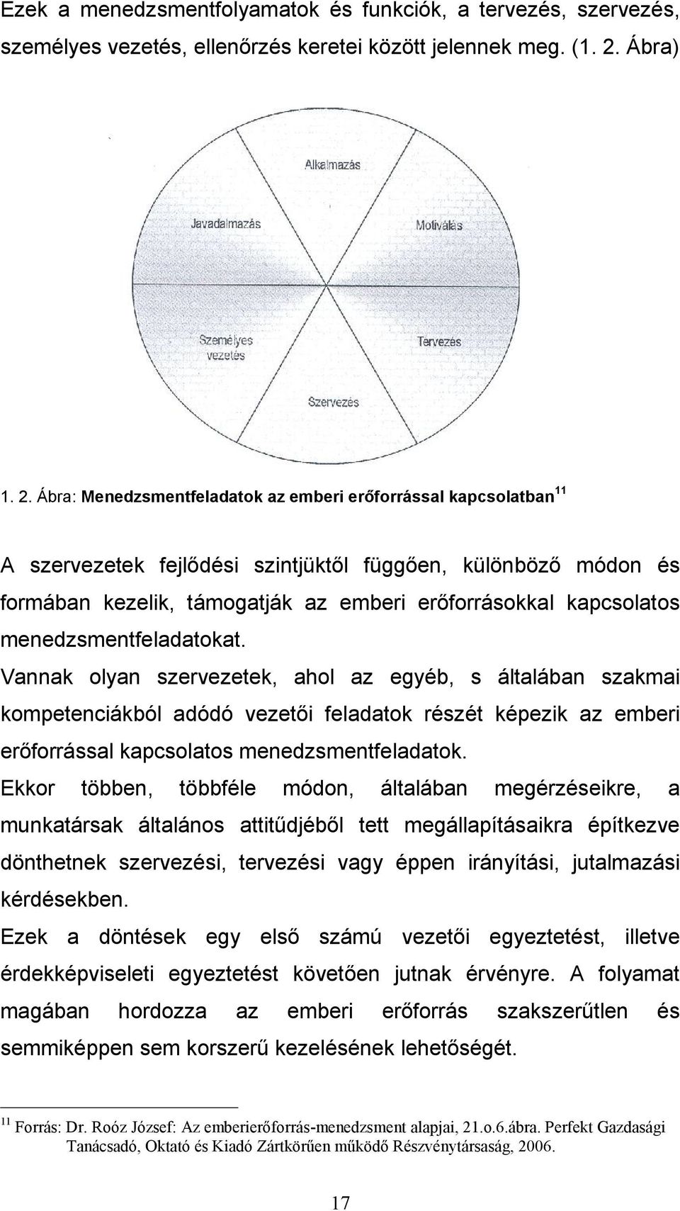 Ábra: Menedzsmentfeladatok az emberi erőforrással kapcsolatban 11 A szervezetek fejlődési szintjüktől függően, különböző módon és formában kezelik, támogatják az emberi erőforrásokkal kapcsolatos