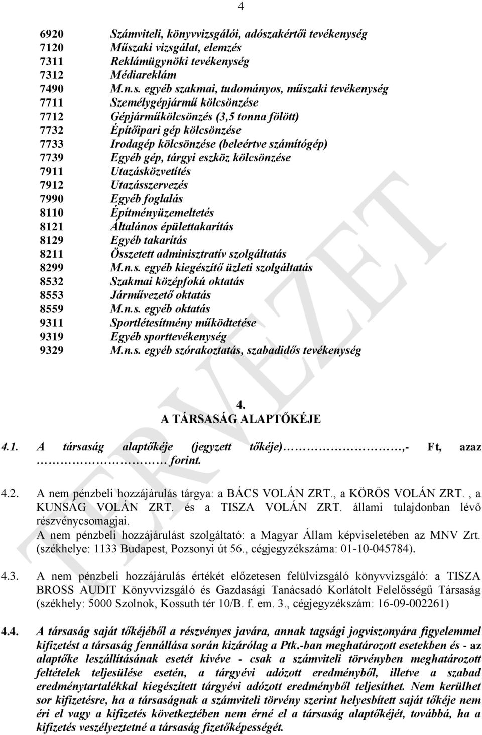 akértői tevékenysé