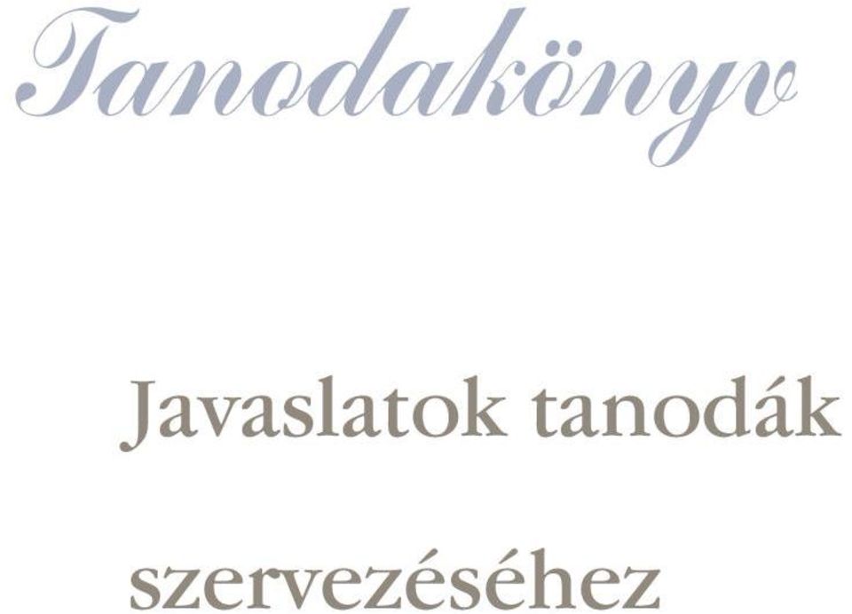 tanodák