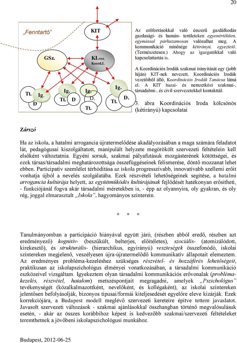 A Koordinációs Irodák szakmai irányítását egy (jobb híján) KIT-nek nevezett, Koordinációs Irodák vezetőiből álló, Koordinációs Irodák Tanácsa látná el.