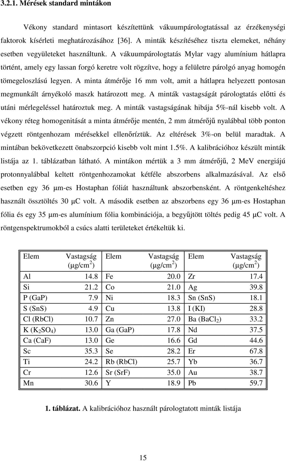 A vákuumpárologtatás Mylar vagy alumínium hátlapra történt, amely egy lassan forgó keretre volt rögzítve, hogy a felületre párolgó anyag homogén tömegeloszlású legyen.