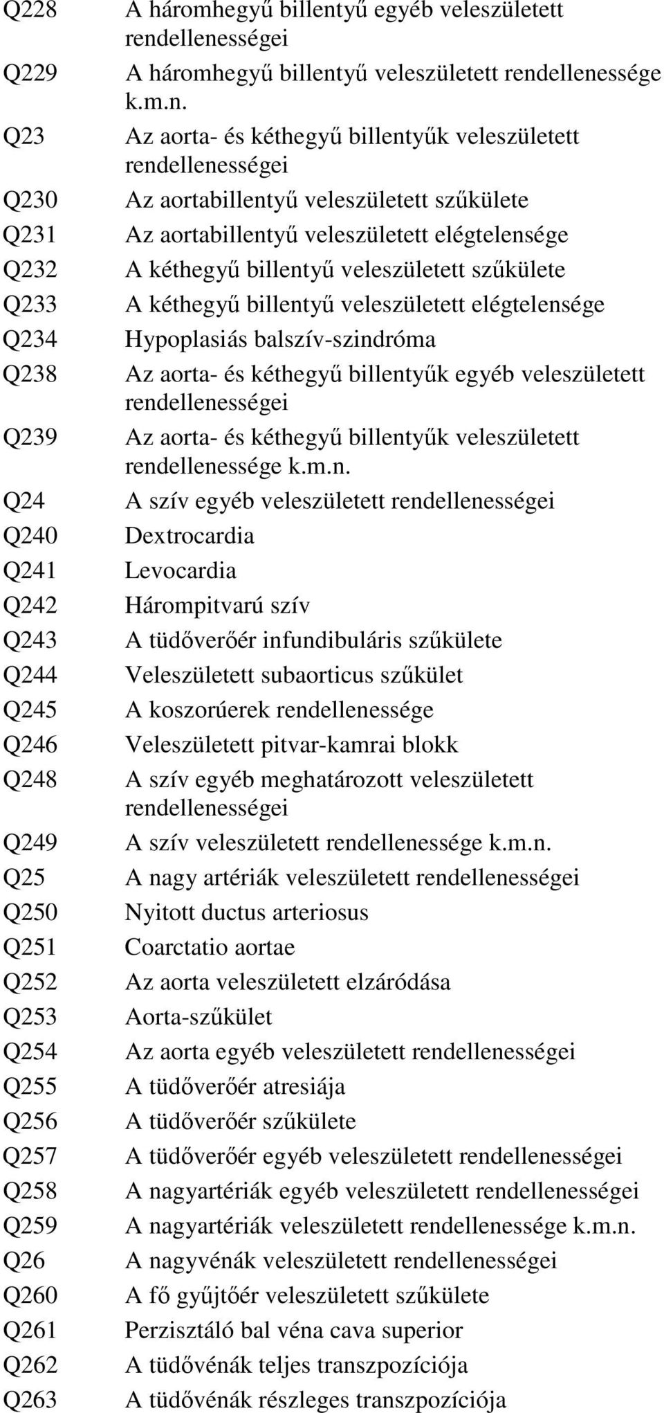 yű veleszületett rend