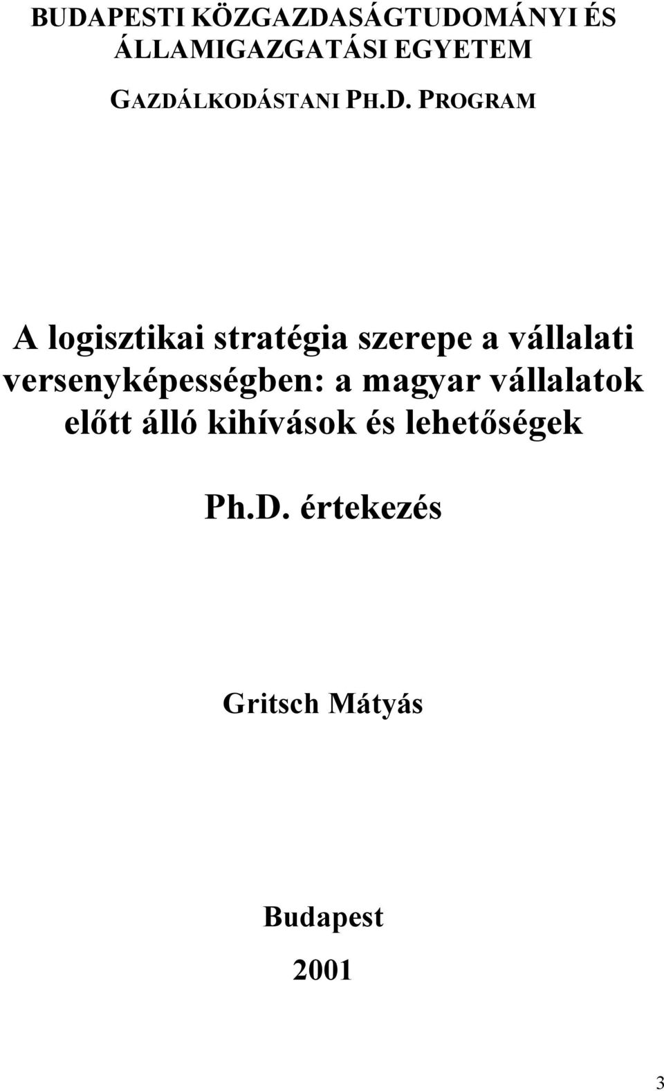 vállalati versenyképességben: a magyar vállalatok előtt álló