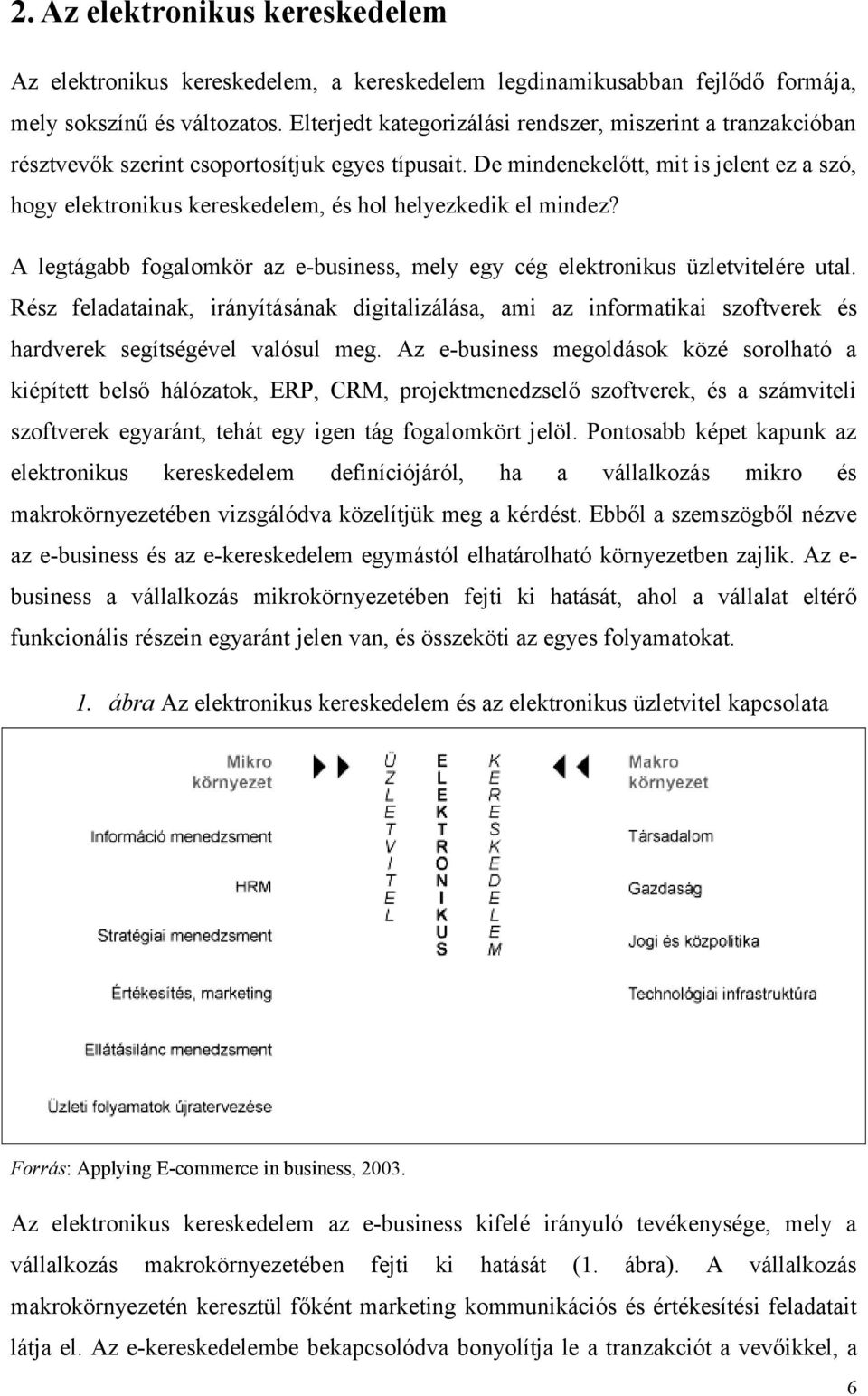 De mindenekelőtt, mit is jelent ez a szó, hogy elektronikus kereskedelem, és hol helyezkedik el mindez? A legtágabb fogalomkör az e-business, mely egy cég elektronikus üzletvitelére utal.