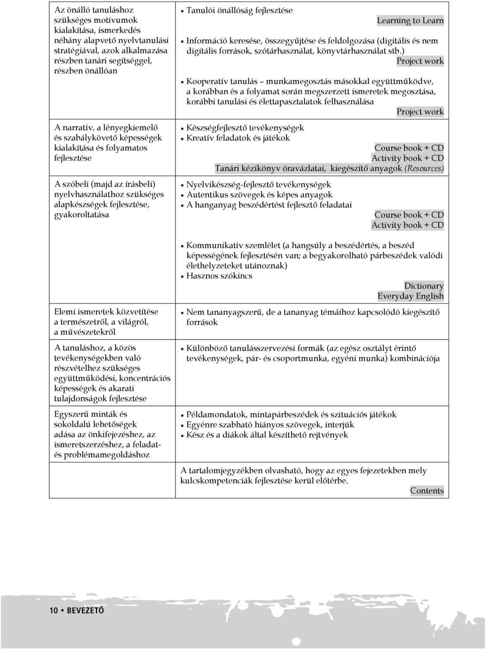 Learning to Learn Információ keresése, összegyűjtése és feldolgozása (digitális és nem digitális források, szótárhasználat, könyvtárhasználat stb.