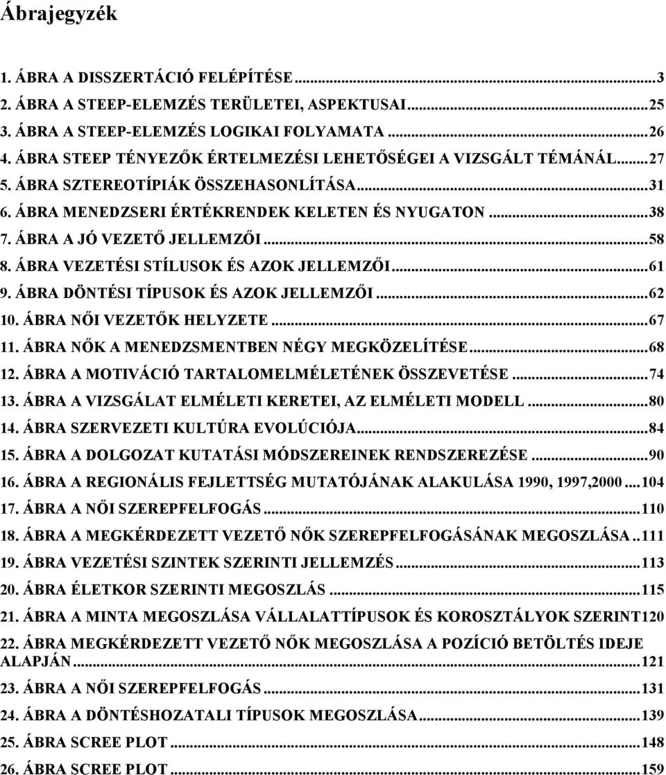 ..58 8. ÁBRA VEZETÉSI STÍLUSOK ÉS AZOK JELLEMZŐI...61 9. ÁBRA DÖNTÉSI TÍPUSOK ÉS AZOK JELLEMZŐI...62 10. ÁBRA NŐI VEZETŐK HELYZETE...67 11. ÁBRA NŐK A MENEDZSMENTBEN NÉGY MEGKÖZELÍTÉSE...68 12.