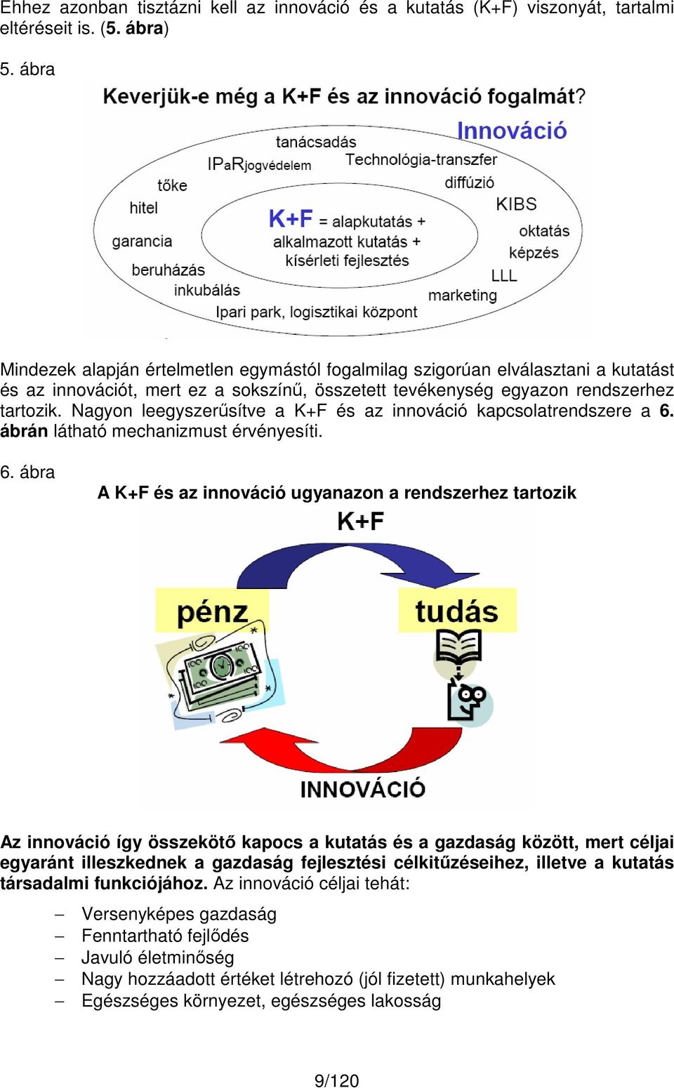 Nagyon leegyszerűsítve a K+F és az innováció kapcsolatrendszere a 6.