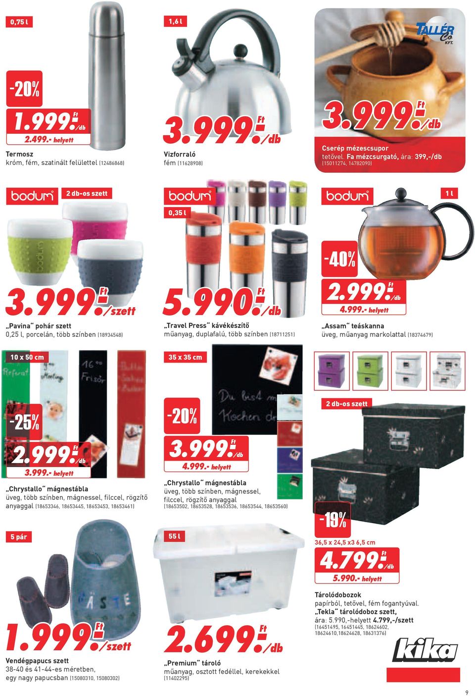 - Travel Press kávékészítő műanyag, duplafalú, több színben (18711251) -40% 2.999.