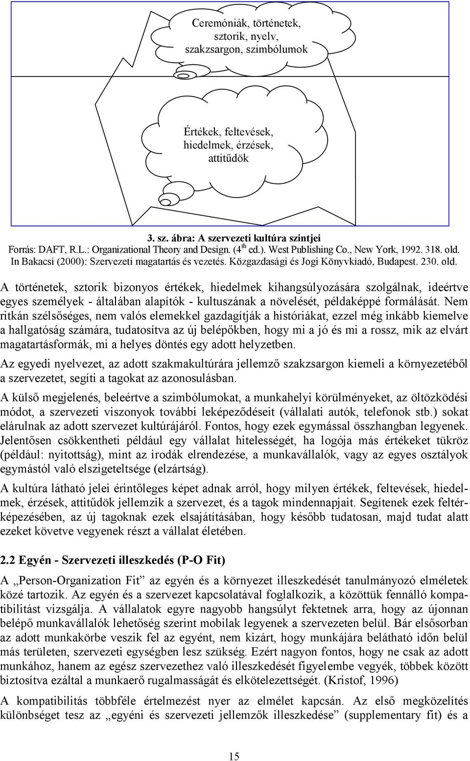 In Bakacsi (2000): Szervezeti magatartás és vezetés. Közgazdasági és Jogi Könyvkiadó, Budapest. 230. old.