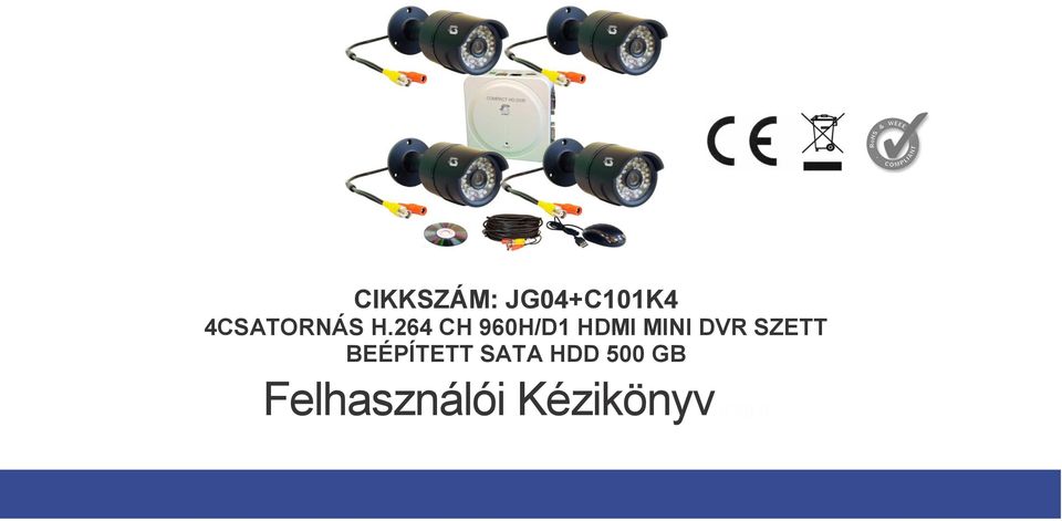 264 CH 960H/D1 HDMI MINI DVR