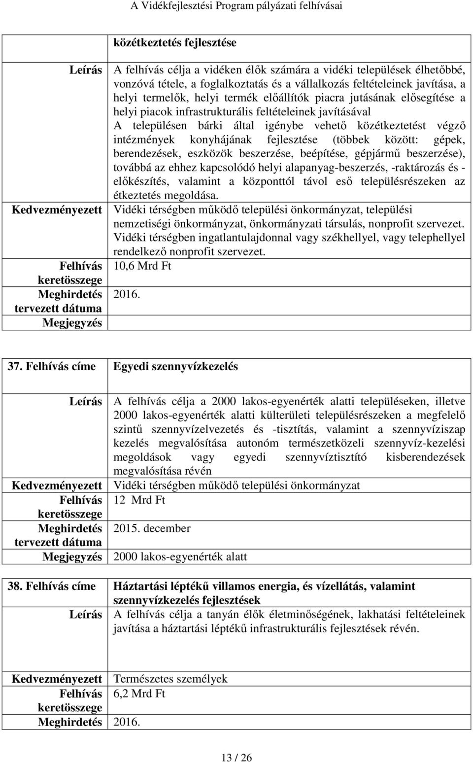 fejlesztése (többek között: gépek, berendezések, eszközök beszerzése, beépítése, gépjármű beszerzése), továbbá az ehhez kapcsolódó helyi alapanyag-beszerzés, -raktározás és - előkészítés, valamint a