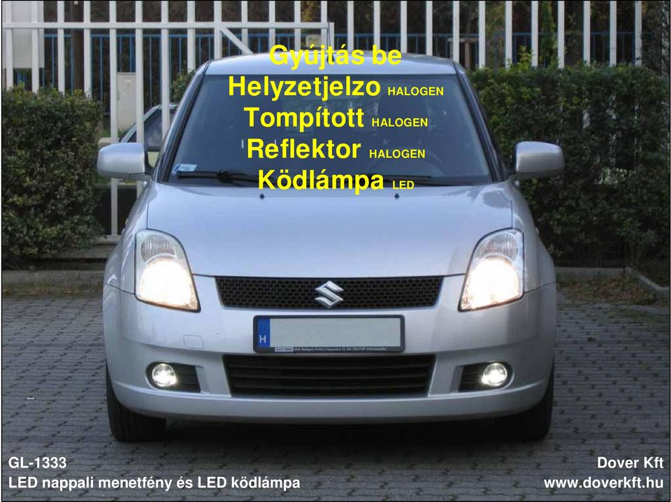 Kombinált nappali fény és ködlámpa pdf