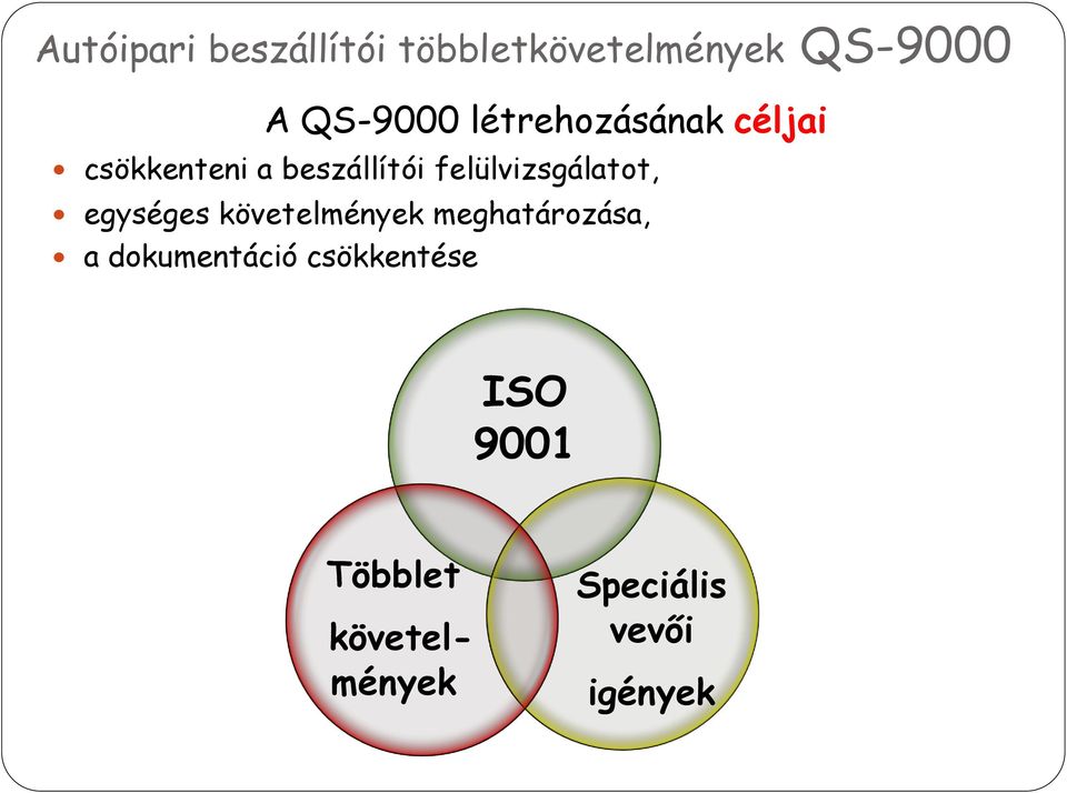 felülvizsgálatot, egységes követelmények meghatározása, a