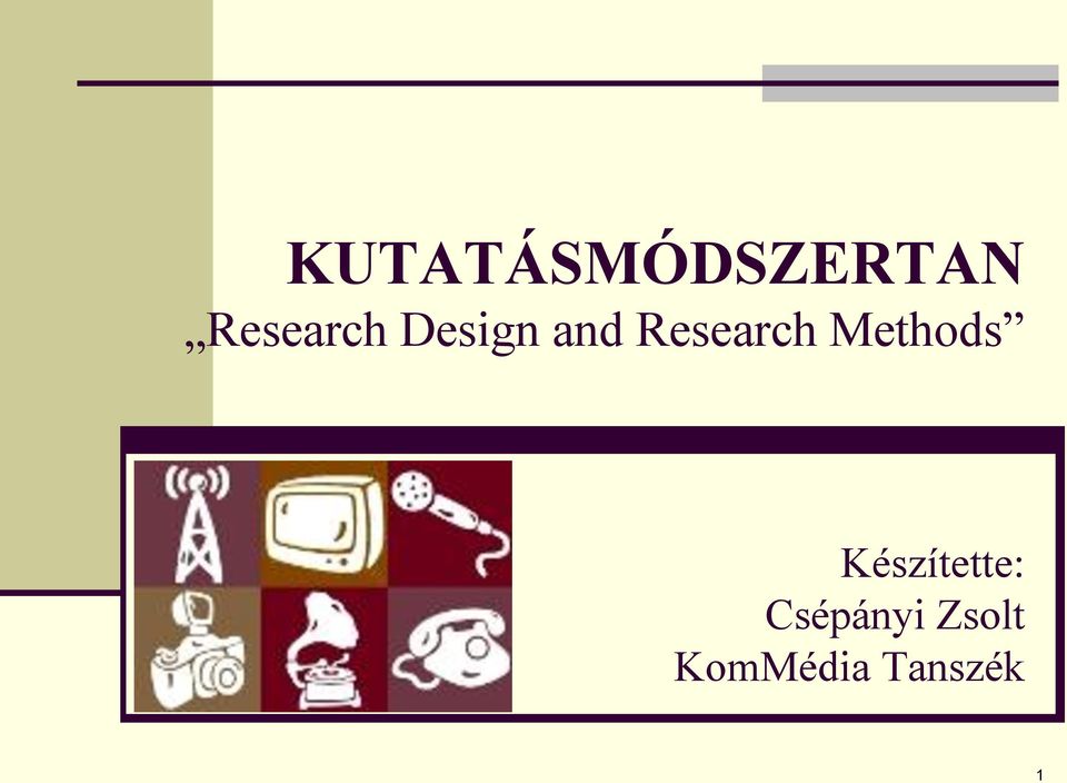 Research Methods