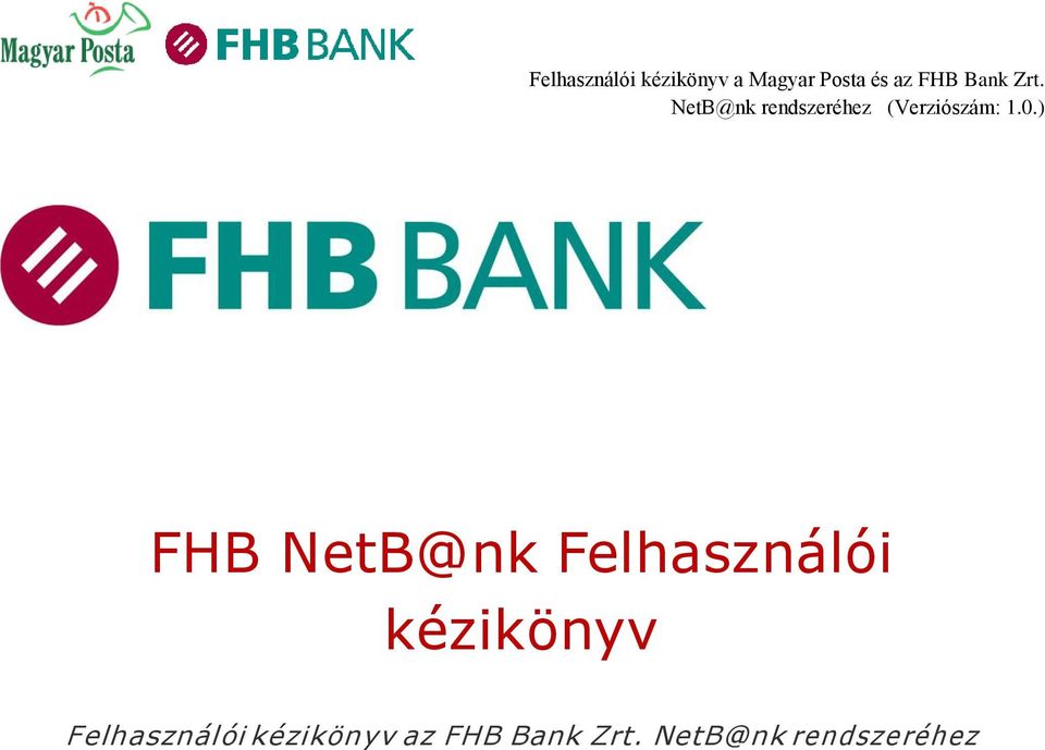 az FHB Bank Zrt.