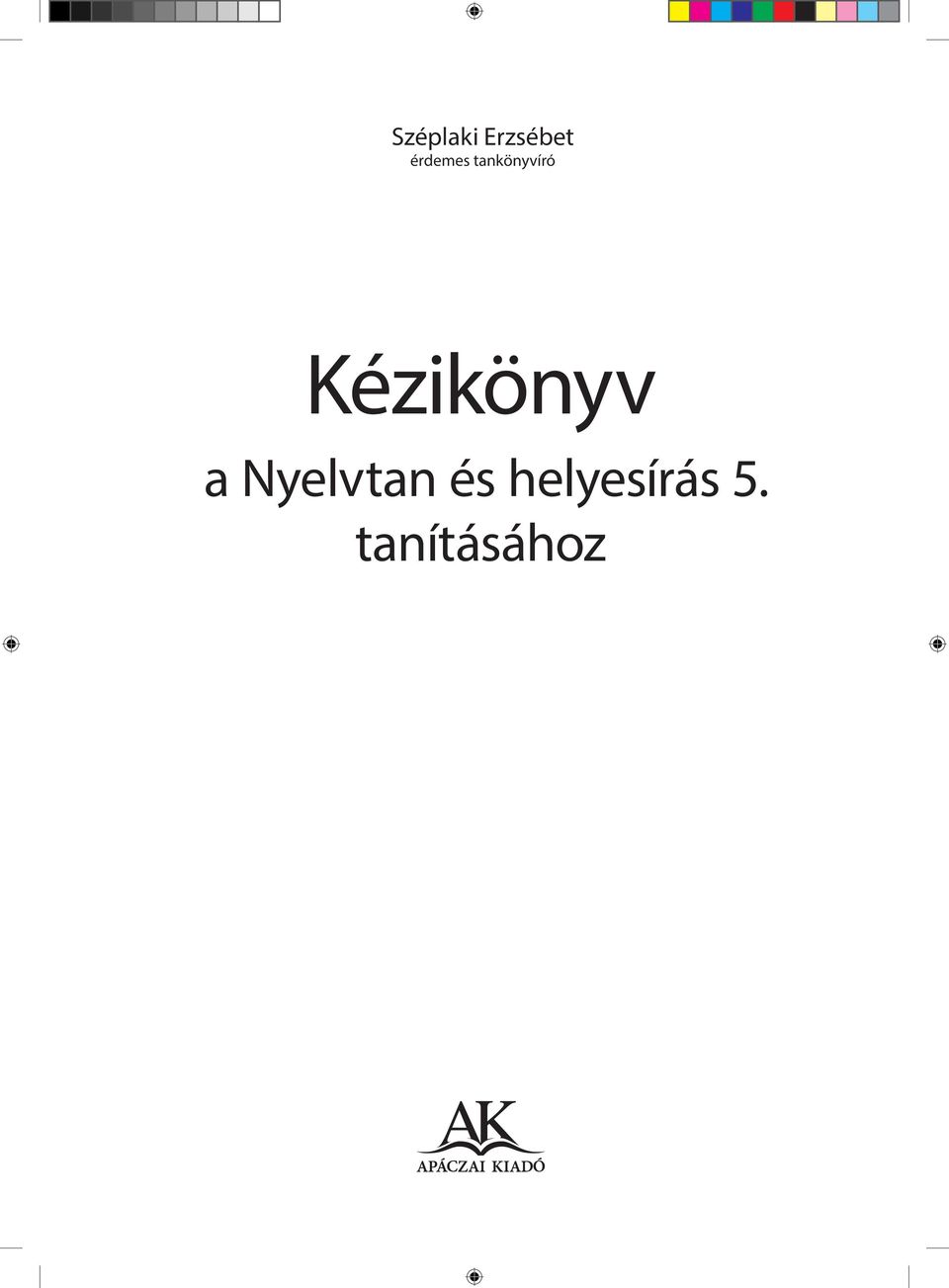 Kézikönyv a Nyelvtan