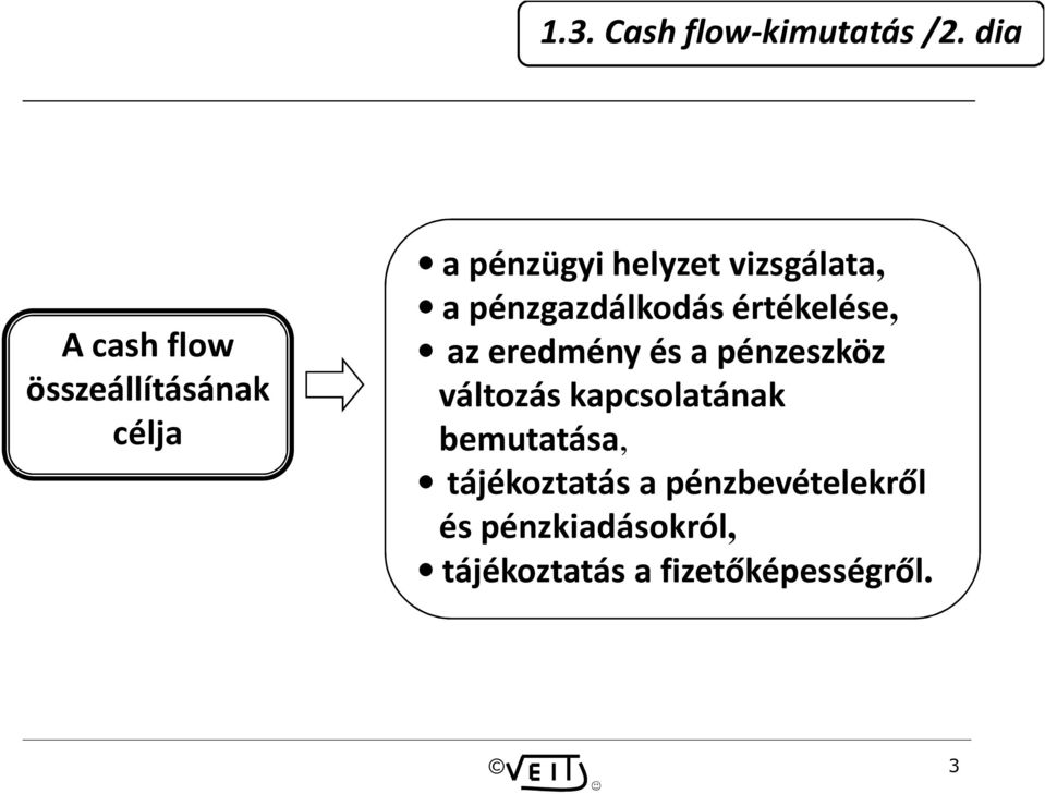 a pénzgazdálkodás értékelése, az eredmény és a pénzeszköz változás