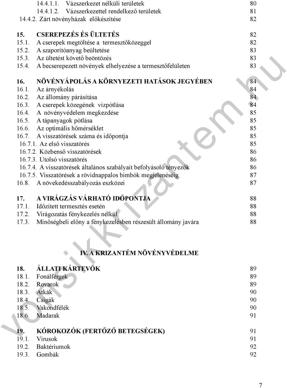 .4.1.1. Vázszerkezet élküli rülek 14.4.1.2.