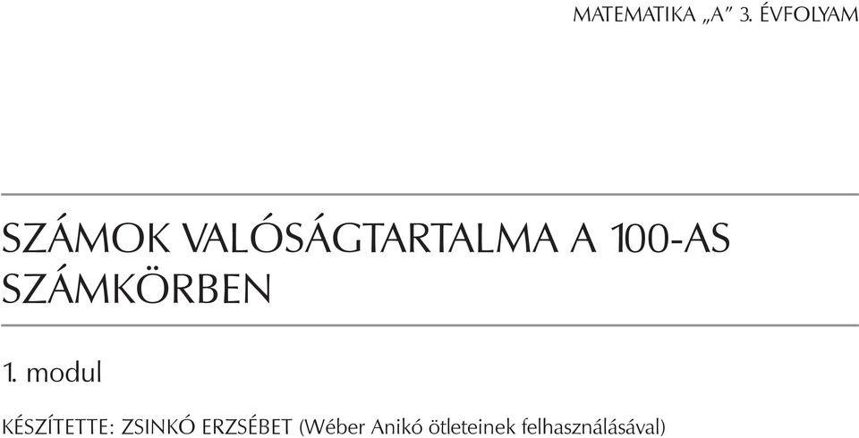 100-as számkörben 1.