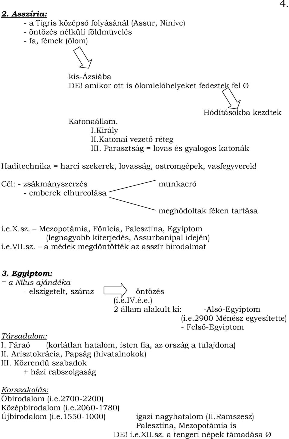 Parasztság = lovas és gyalogos katonák Haditechnika = harci szekerek, lovasság, ostromgépek, vasfegyverek! Cél: - zsákmányszerzés - emberek elhurcolása munkaerı meghódoltak féken tartása i.e.x.sz. Mezopotámia, Fönícia, Palesztina, Egyiptom (legnagyobb kiterjedés, Assurbanipal idején) i.