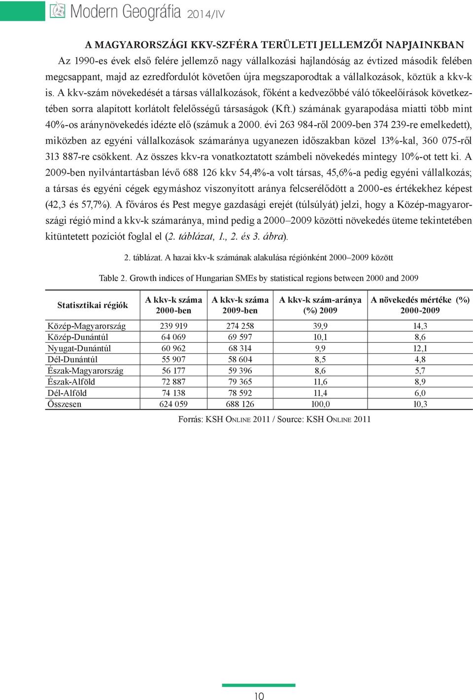 A kkv-szám növekedését a társas vállalkozások, főként a kedvezőbbé váló tőkeelőírások következtében sorra alapított korlátolt felelősségű társaságok (Kft.