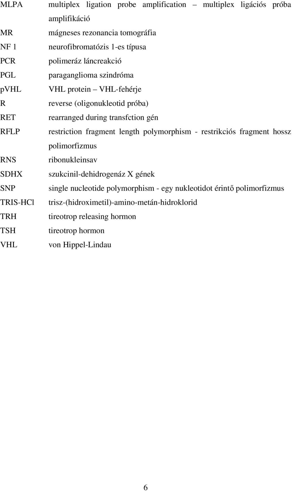 rearranged during transfction gén restriction fragment length polymorphism - restrikciós fragment hossz polimorfizmus ribonukleinsav szukcinil-dehidrogenáz X