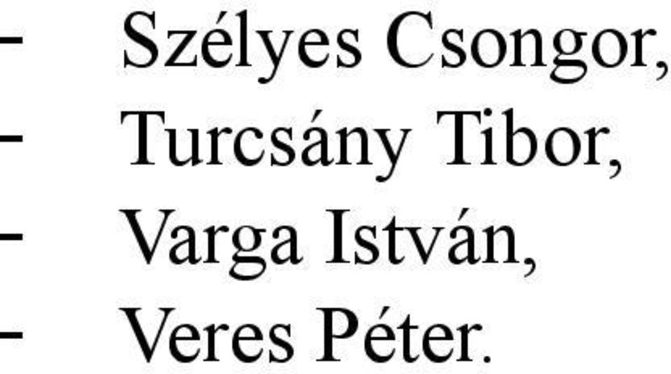 Turcsány Tibor,