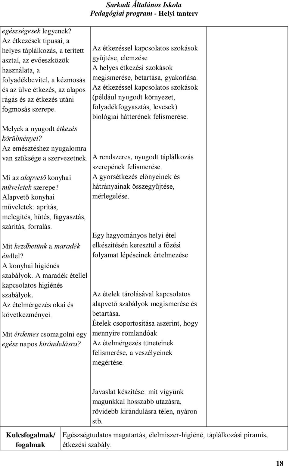 Melyek a nyugodt étkezés körülményei? Az emésztéshez nyugalomra van szüksége a szervezetnek. Mi az alapvető konyhai műveletek szerepe?