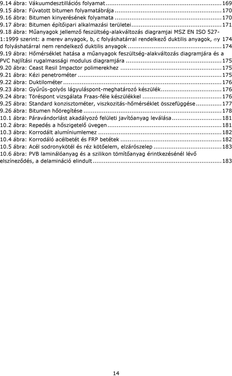 18 ábra: Műanyagok jellemző feszültség-alakváltozás diagramjai MSZ EN ISO 527-1:1999 szerint: a merev anyagok, b, c folyáshatárral rendelkező duktilis anyagok, y 174 d folyáshatárral nem rendelkező