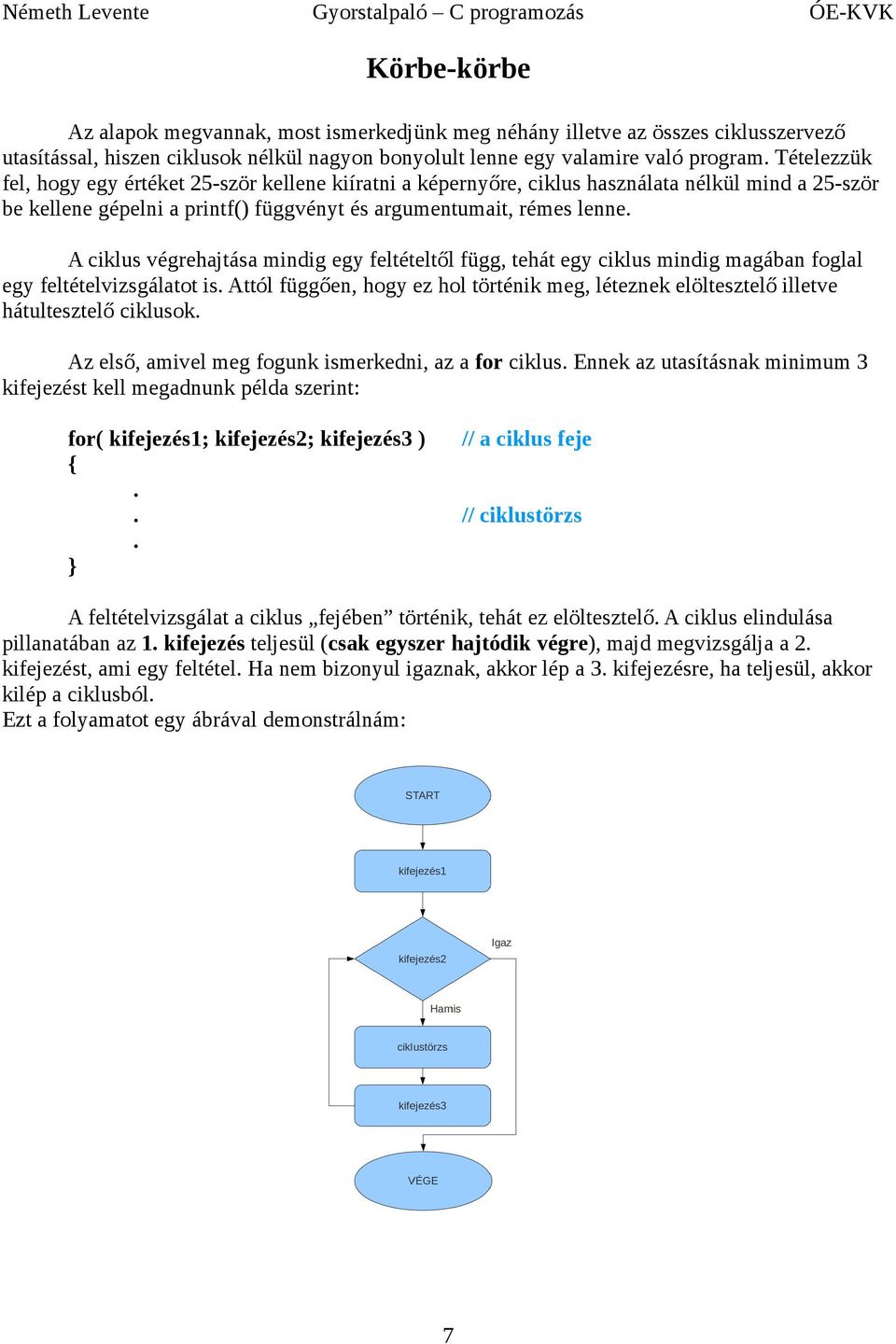 feltételtől függ, tehát egy ciklus mindig magában foglal egy feltételvizsgálatot is Attól függően, hogy ez hol történik meg, léteznek elöltesztelő illetve hátultesztelő ciklusok Az első, amivel meg