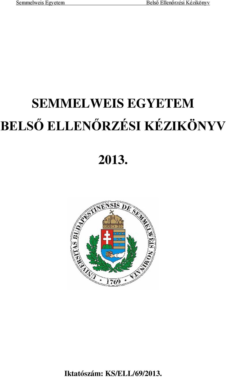 KÉZIKÖNYV 2013.