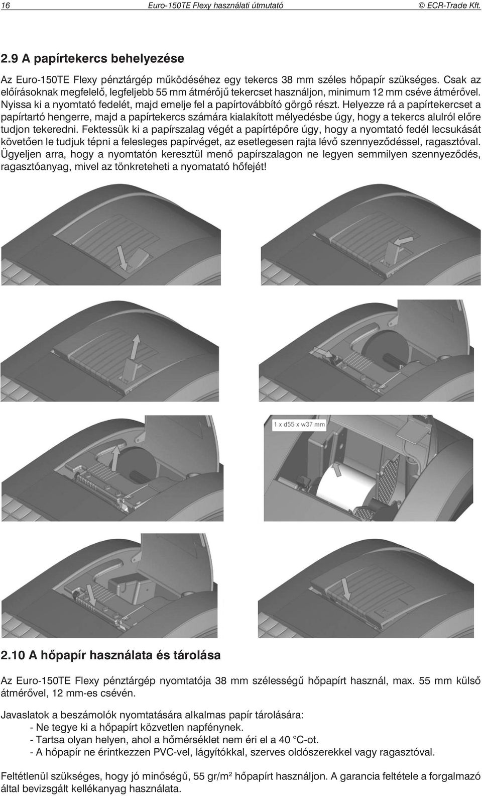 ECR-Trade Kft. Euro-100TX használati útmutató. Euro-150TE Flexy ONLINE  PÉNZTÁRGÉP HASZNÁLATI ÚTMUTATÓ - PDF Ingyenes letöltés