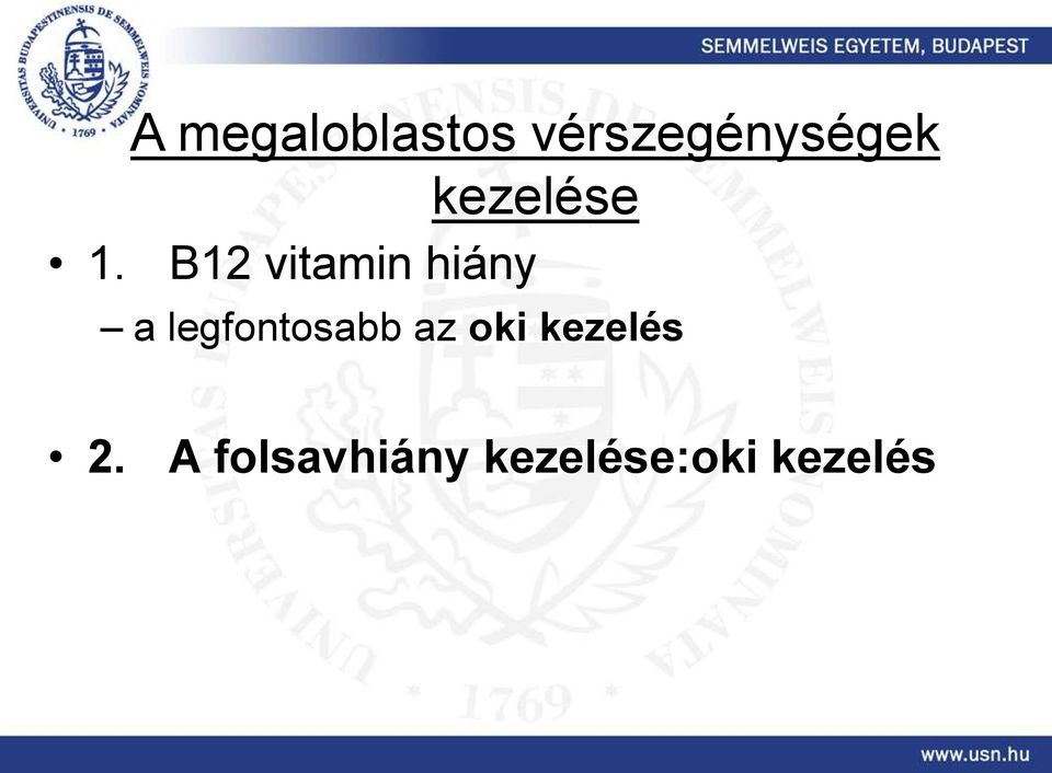 B12 vitamin hiány a legfontosabb