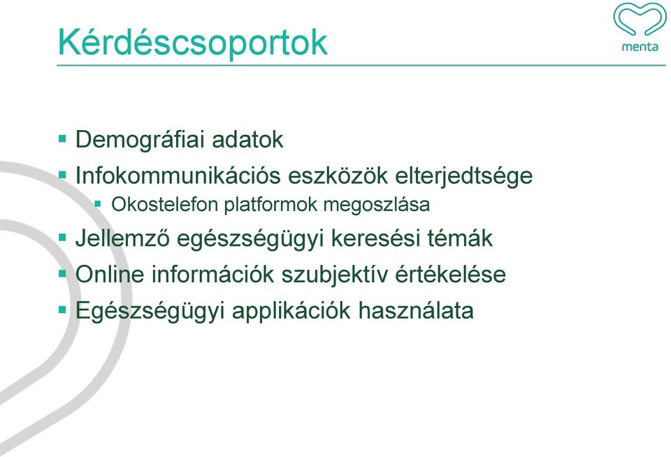 megoszlása Jellemző egészségügyi keresési témák Online