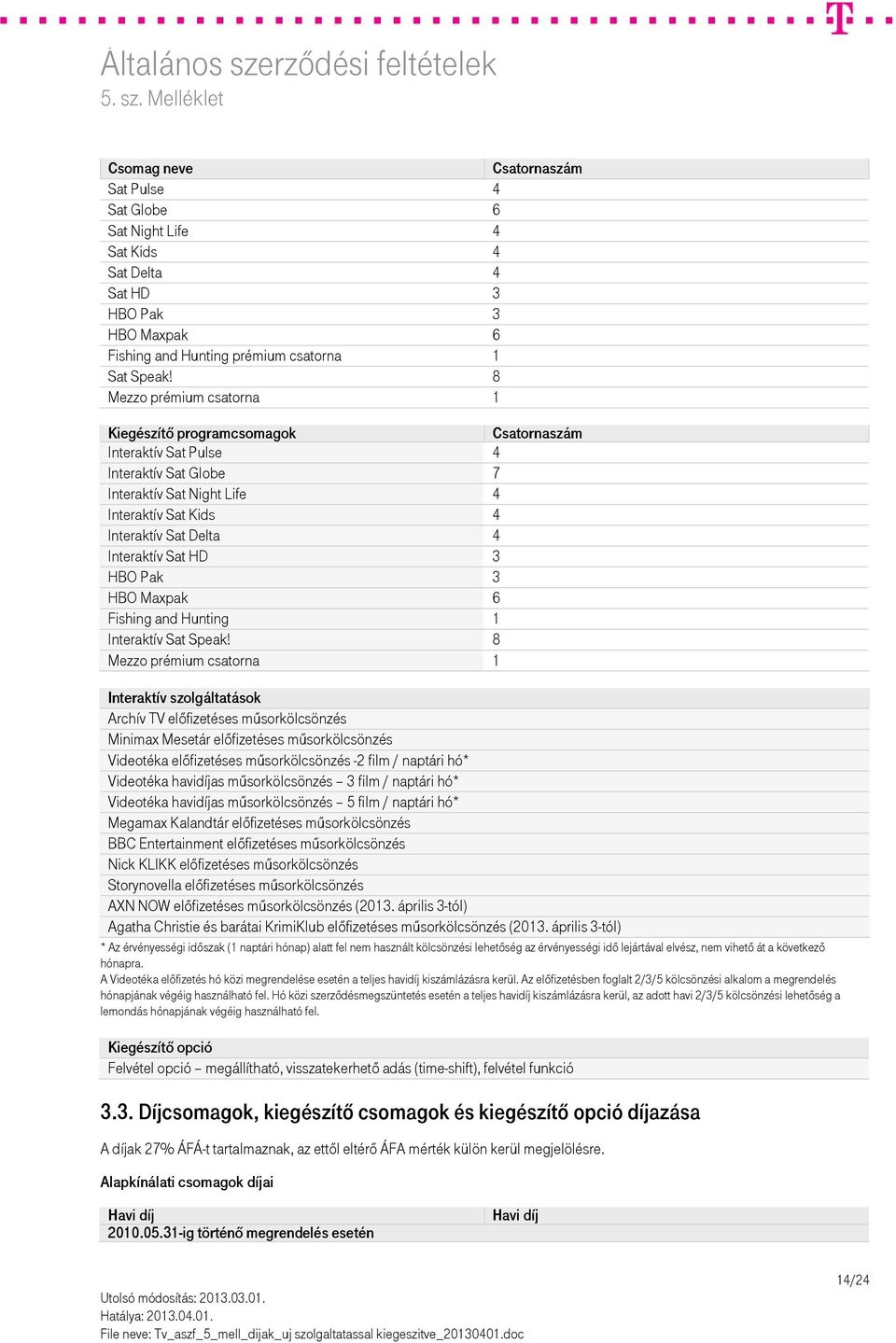 Pak 3 HBO Maxpak 6 Fishing and Hunting 1 Interaktív Sat Speak!