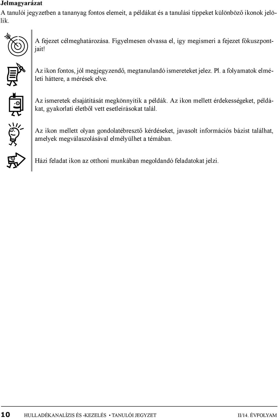 Az ismeretek elsajátítását megkönnyítik a példák. Az ikon mellett érdekes ségeket, példákat, gyakorlati életből vett esetleírásokat talál.